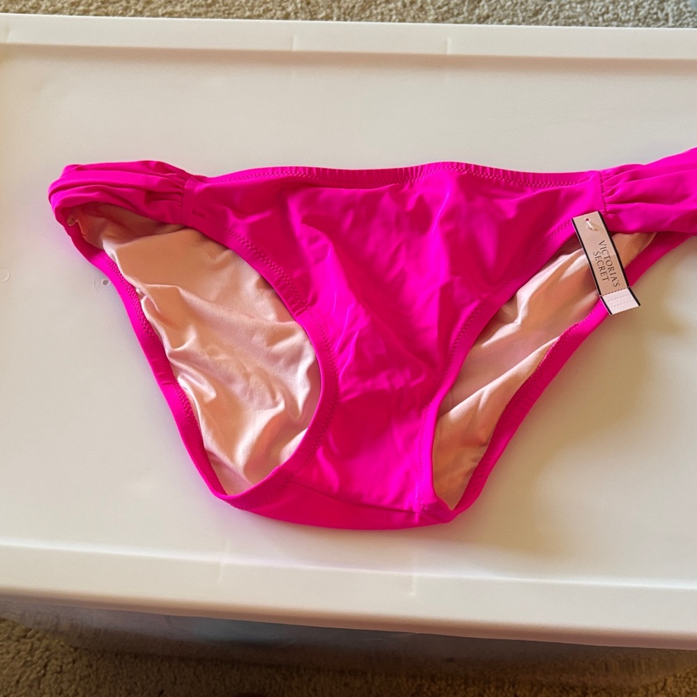 Victoria's Secret Neon Pink Bikini Bottom.  Brand new.